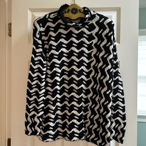 NWOT-Nic & Zoe Opposites Attract Jacquard Top